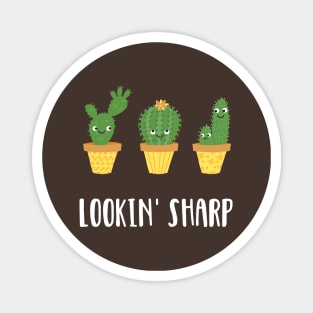 Looking Sharp Cactus Magnet
